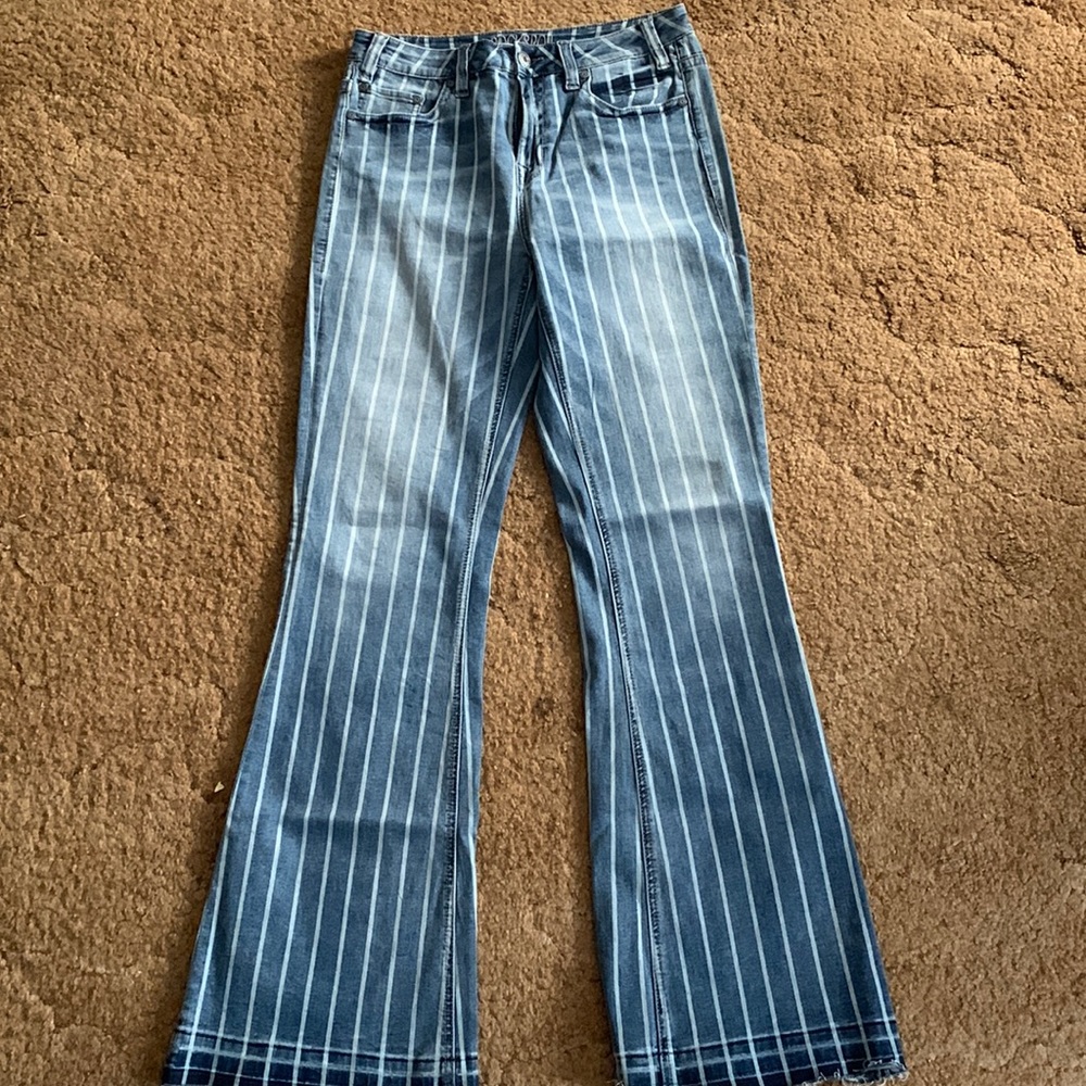 Rock and roll denim jeans